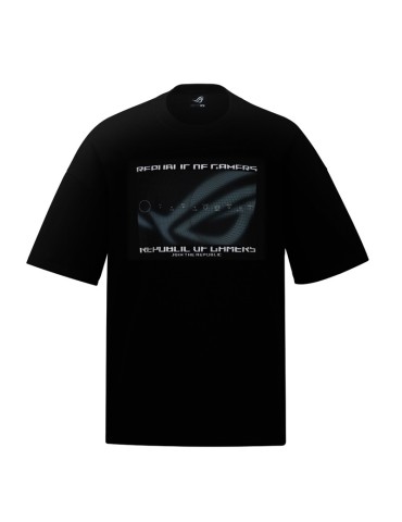 Asus T-Shirt noir ROG Cosmic Wave